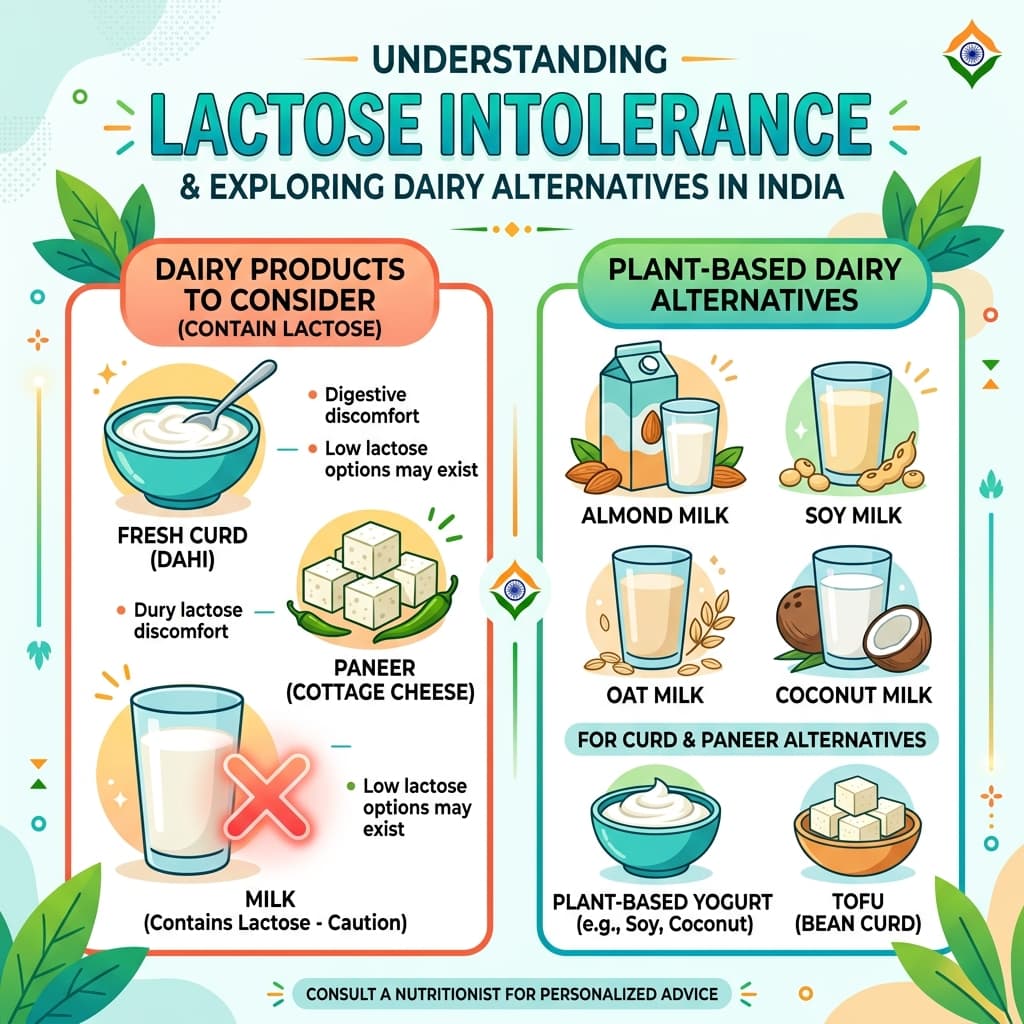 Lactose Intolerance: Symptoms, Indian Alternatives, and Dairy Management